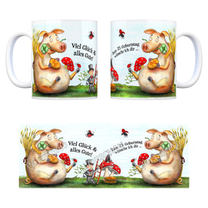 Viel Glück zum 29. Geburtstag Kaffeebecher