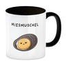 Jelly & Friends Muschel Kaffeebecher mit Spruch Miesmuschel