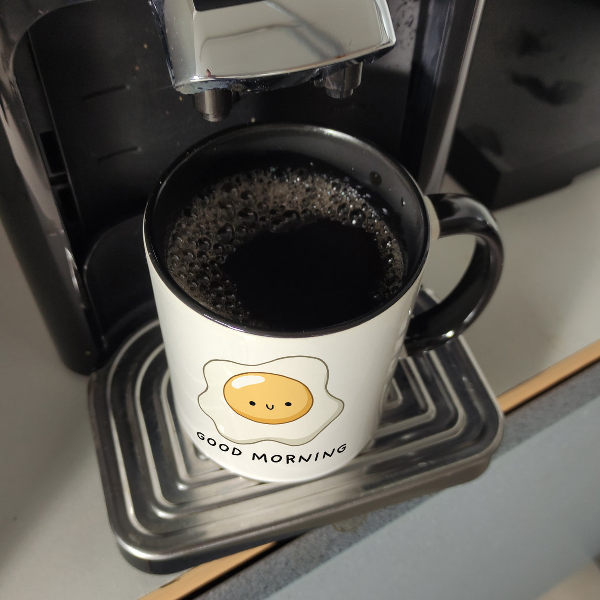 Jelly & Friends Spiegelei Kaffeebecher mit Spruch Good Morning