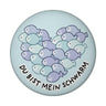 Jelly & Friends Fisch-Herz Magnet rund mit Spruch Du bist mein Schwarm