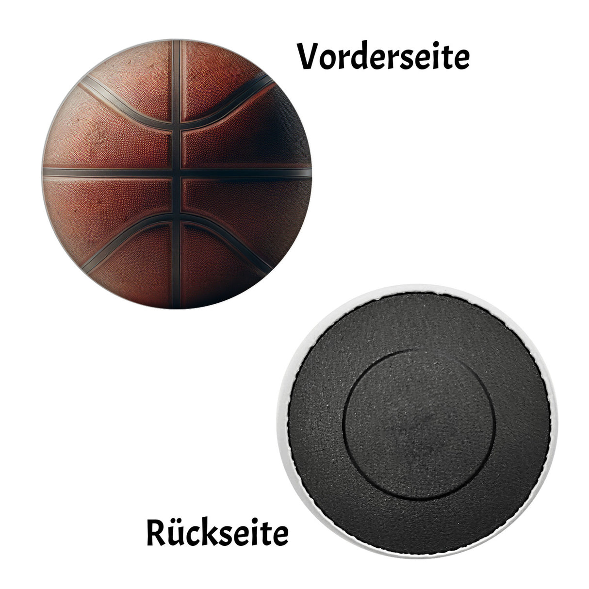 Basketball Magnet rund