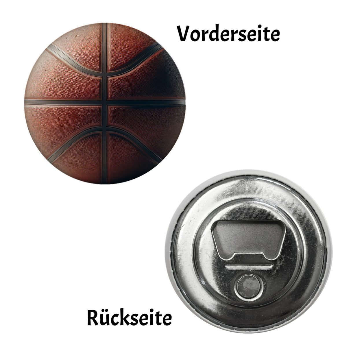 Basketball Magnet rund