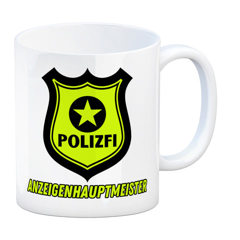 POLIZFI Anzeigenhauptmeister Kaffeebecher