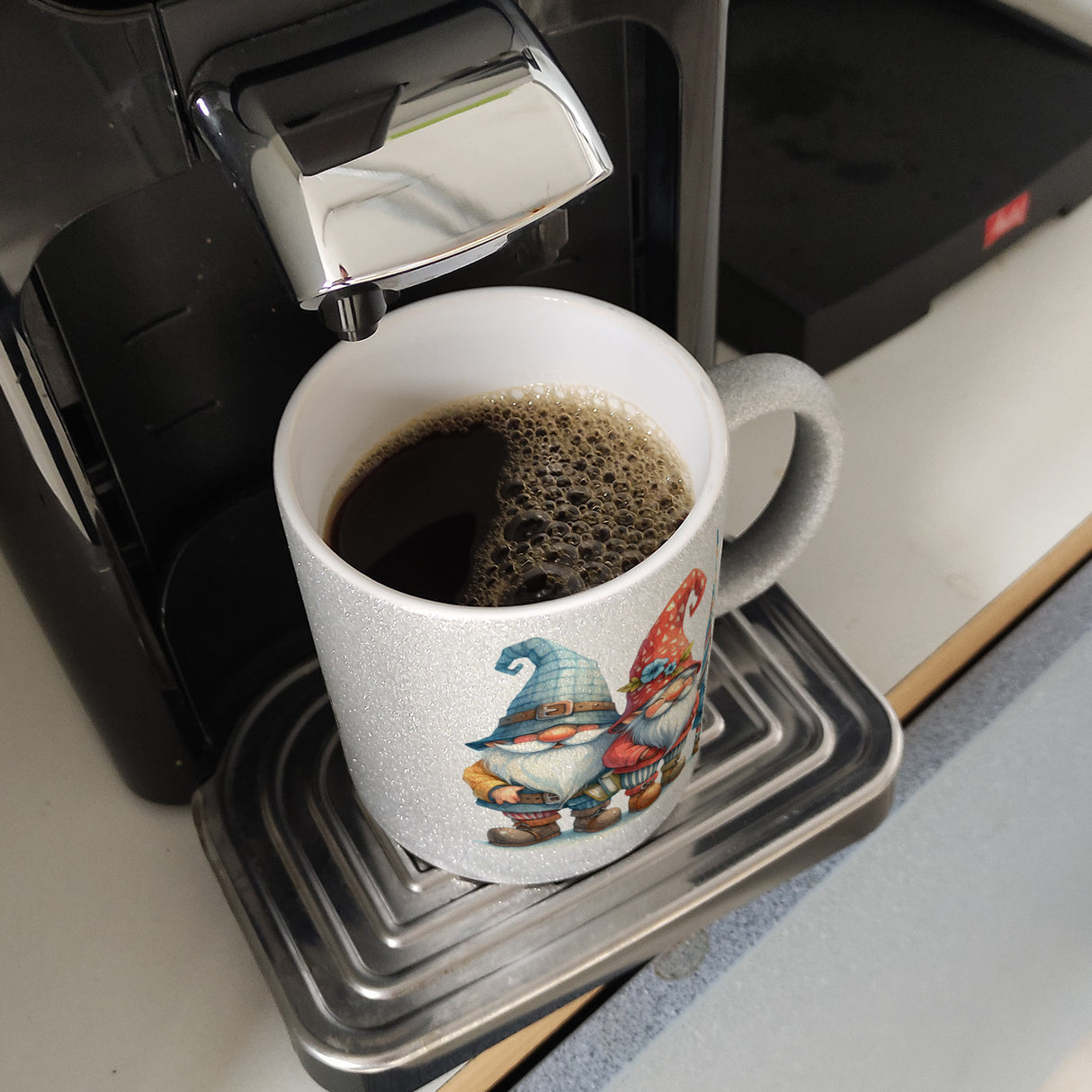 Kobolde mit bunten Mützen Kaffeebecher