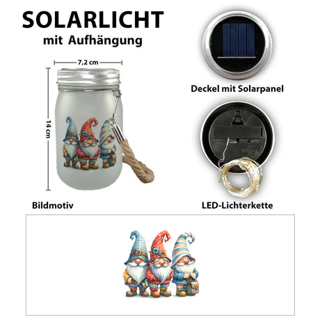 Niedliche Kobolde Solarlicht