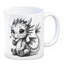 Niedlicher Drache Kaffeebecher