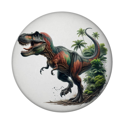T-Rex Dinosaurier Magnet rund