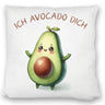 Avocado Kissen mit Spruch Ich Avocado dich