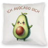 Avocado Kissen mit Spruch Ich Avocado dich