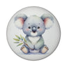 Sitzender Koala Magnet rund