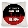 Leverkusen Kissen mit Spruch Deutscher Meister 2024