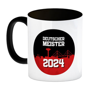 Leverkusen Kaffeebecher mit Spruch Deutscher Meister 2024