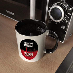 Leverkusen Kaffeebecher mit Spruch Deutscher Meister 2024