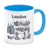 Skyline London Kaffeebecher mit Spruch London