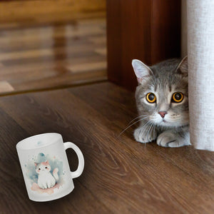süße Katze Kaffeebecher