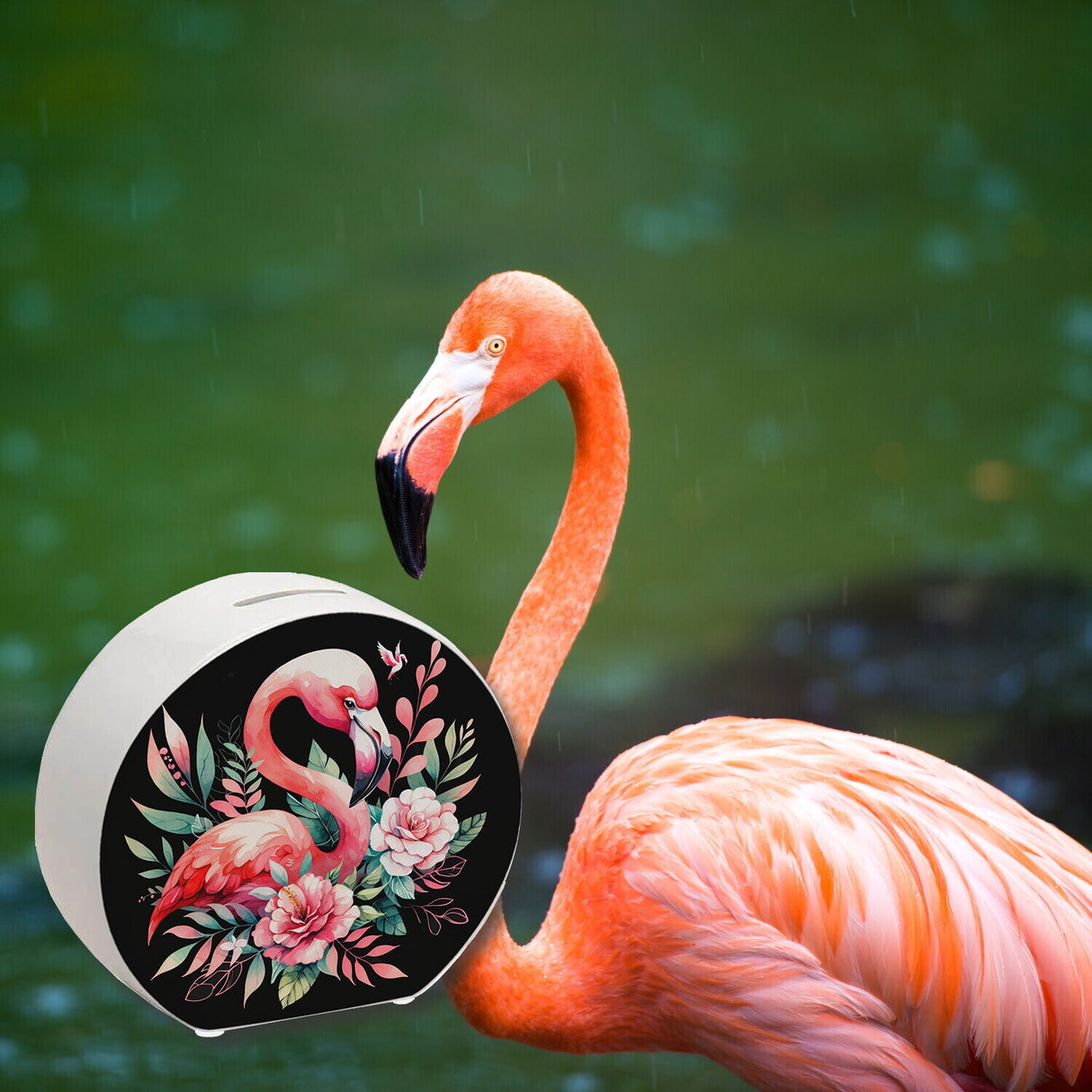 Rosa Flamingo Spardose