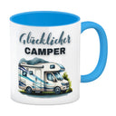 Wohnmobil Kaffeebecher mit Spruch Glücklicher Camper