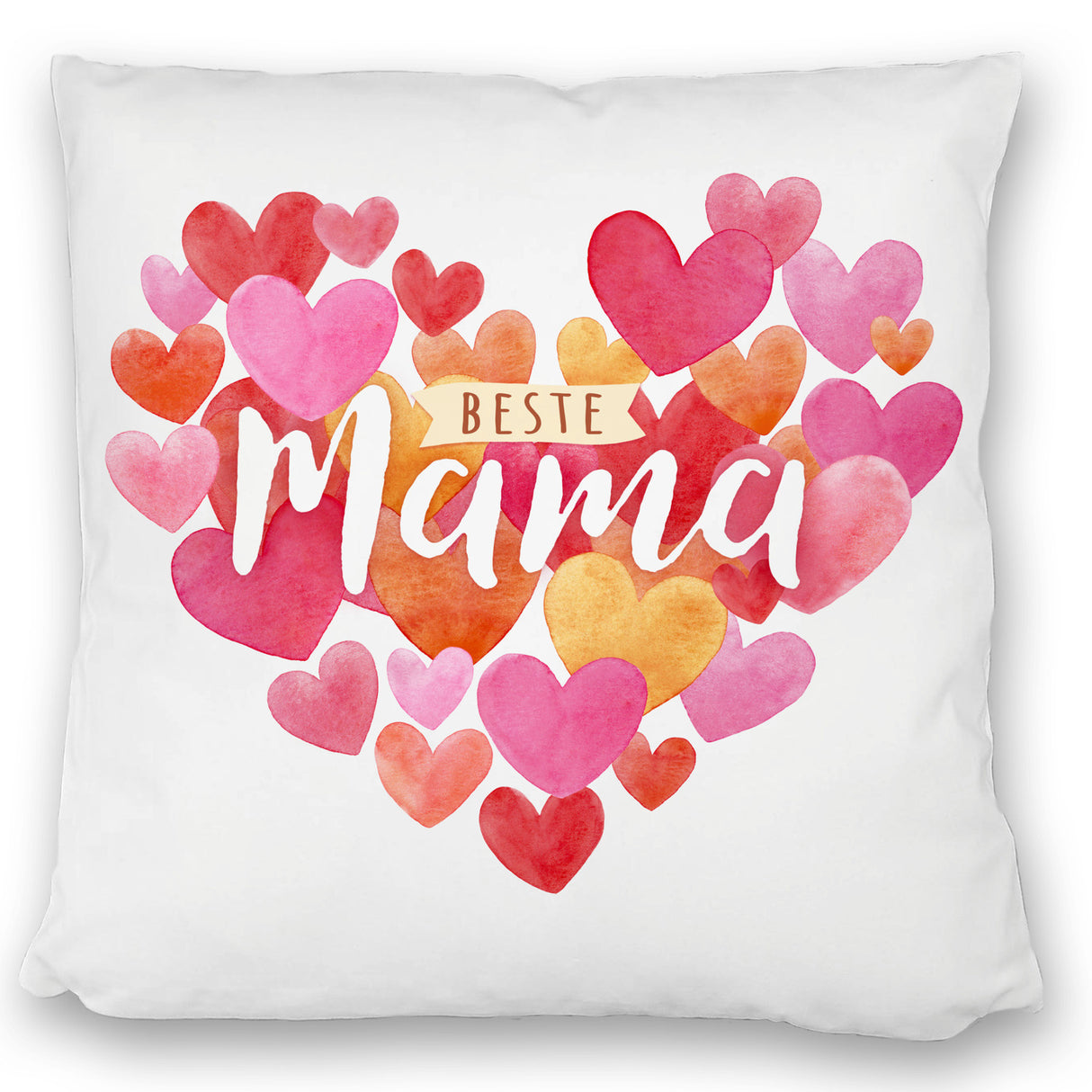Herzen Kissen mit Spruch Beste Mama