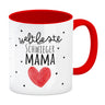 Schwiegermutter Kaffeebecher mit Spruch Weltbeste Schwiegermama