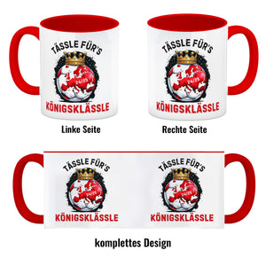Stuttgart Europa Kaffeebecher mit Spruch Tässle fürs Königsklässle