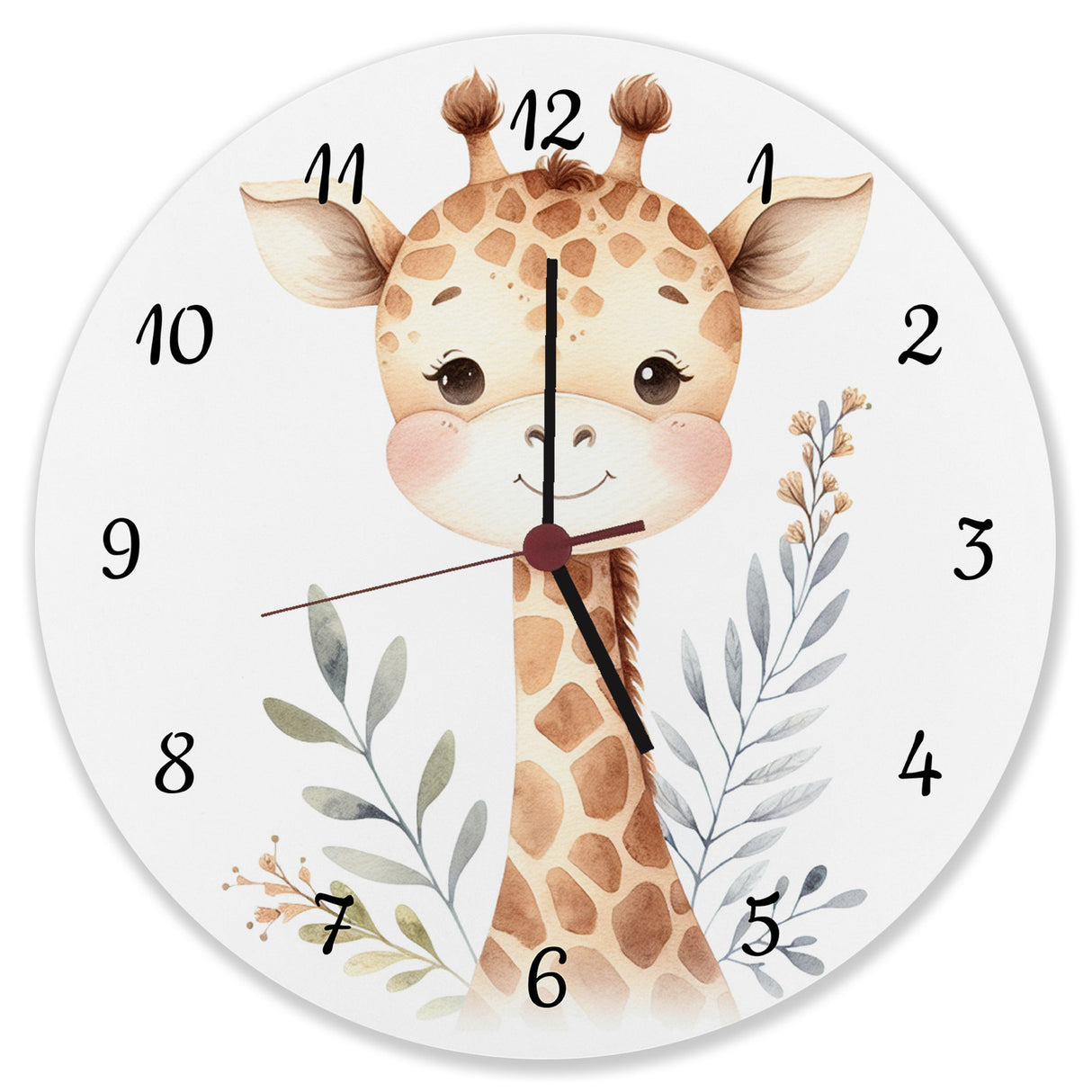 Giraffe Wanduhr