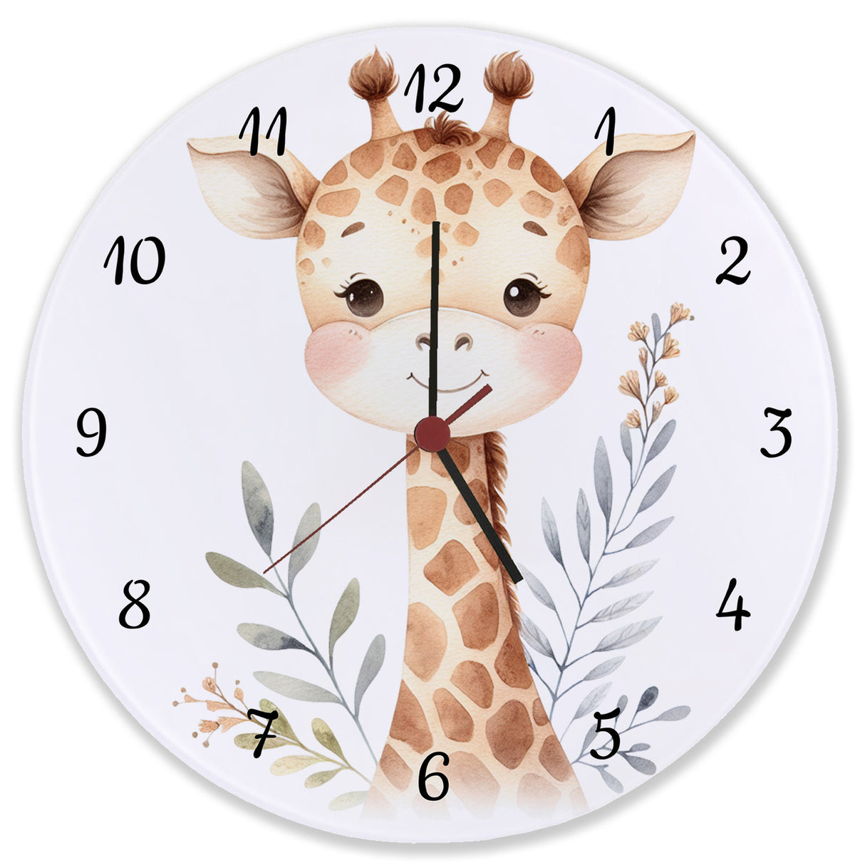 Giraffe Wanduhr