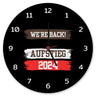 St. Pauli Aufstieg 2024 Wanduhr mit Spruch We're back