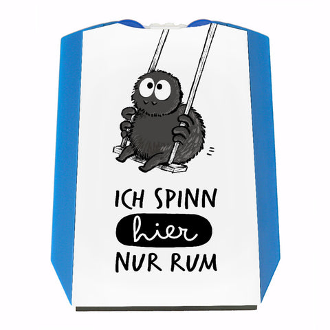Hary die Spinne Parkscheibe mit Spruch Ich spinn hier nur rum