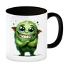 grünes Monster Kaffeebecher