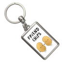 Chips Freundschaft Schlüsselanhänger mit Spruch Friendchips