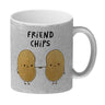 Chips Freundschaft Kaffeebecher mit Spruch Friendchips