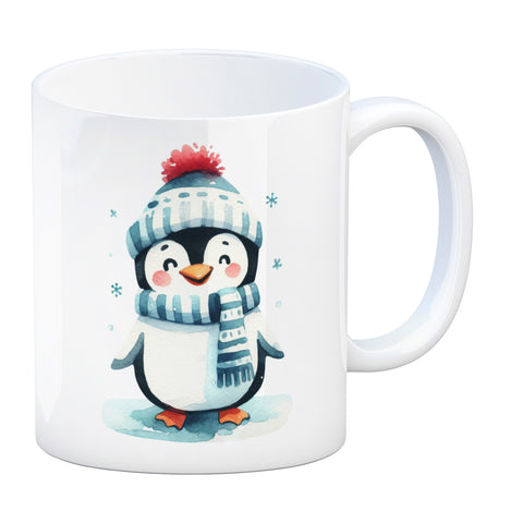 lustiger Pinguin Kaffeebecher