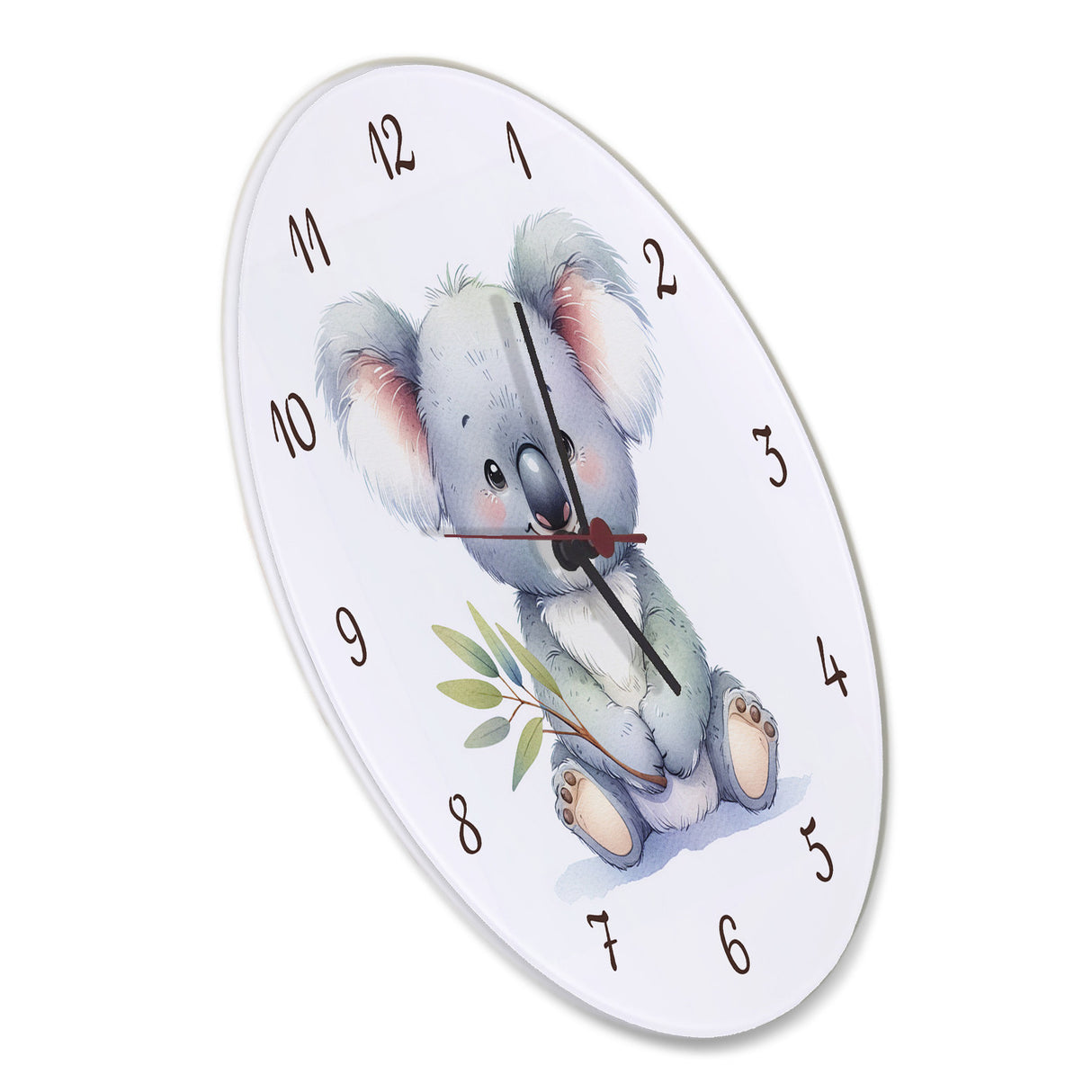 sitzender Koala Wanduhr