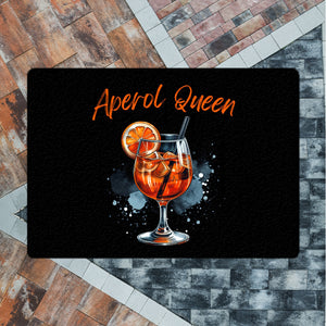 Aperol Queen Fußmatte in 35x50 cm ohne Rand