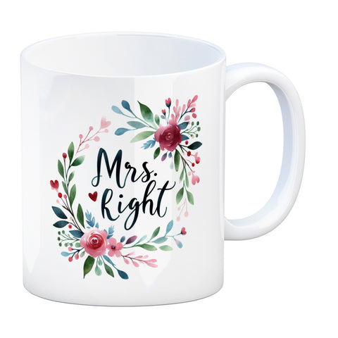 Mrs Right Kaffeebecher
