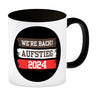 St. Pauli Aufstieg 2024 Kaffeebecher mit Spruch We're back