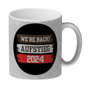 St. Pauli Aufstieg 2024 Kaffeebecher mit Spruch We're back