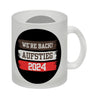 St. Pauli Aufstieg 2024 Kaffeebecher mit Spruch We're back