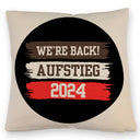 St. Pauli Aufstieg 2024 Kissen mit Spruch We're back