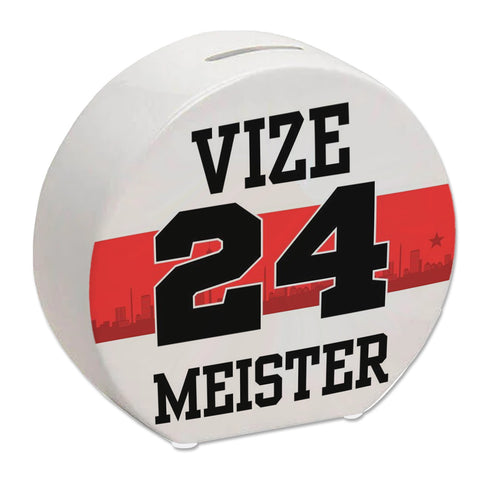 Stuttgart Brustring Spardose mit Spruch Vizemeister 2024