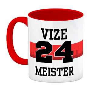 Stuttgart Brustring Kaffeebecher mit Spruch Vizemeister 2024