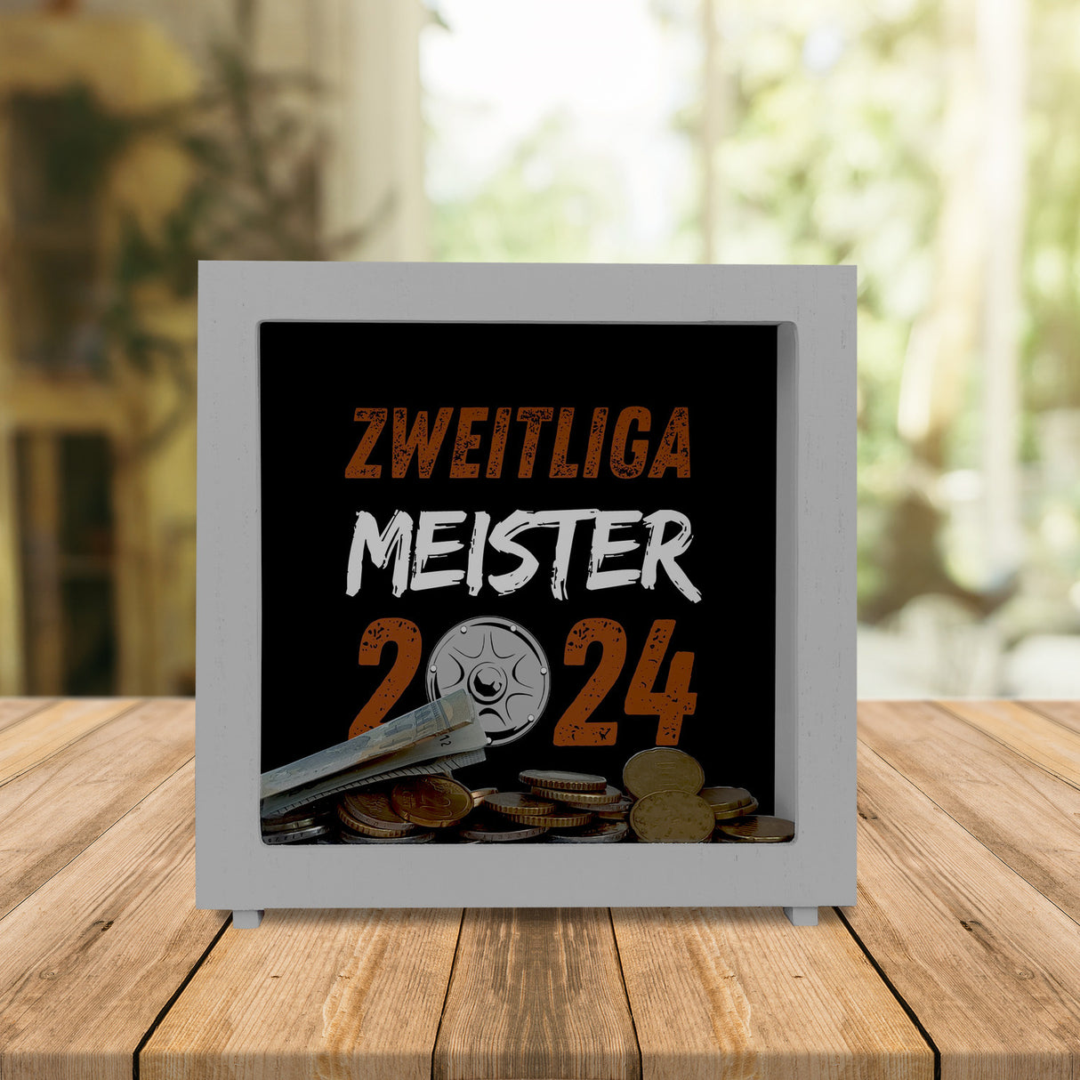St. Pauli Meisterschale Spardose mit Spruch Zweitliga Meister 2024