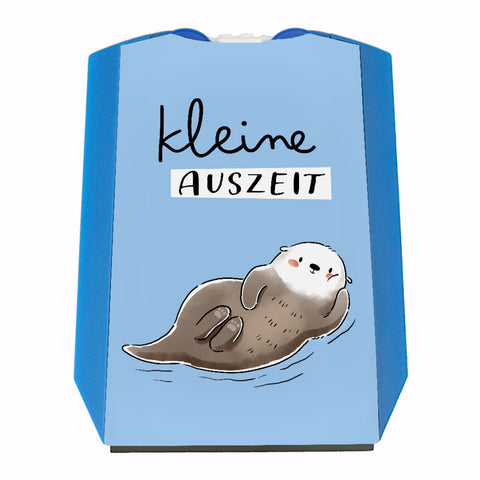 Otter Parkscheibe mit Spruch Kleine Auszeit