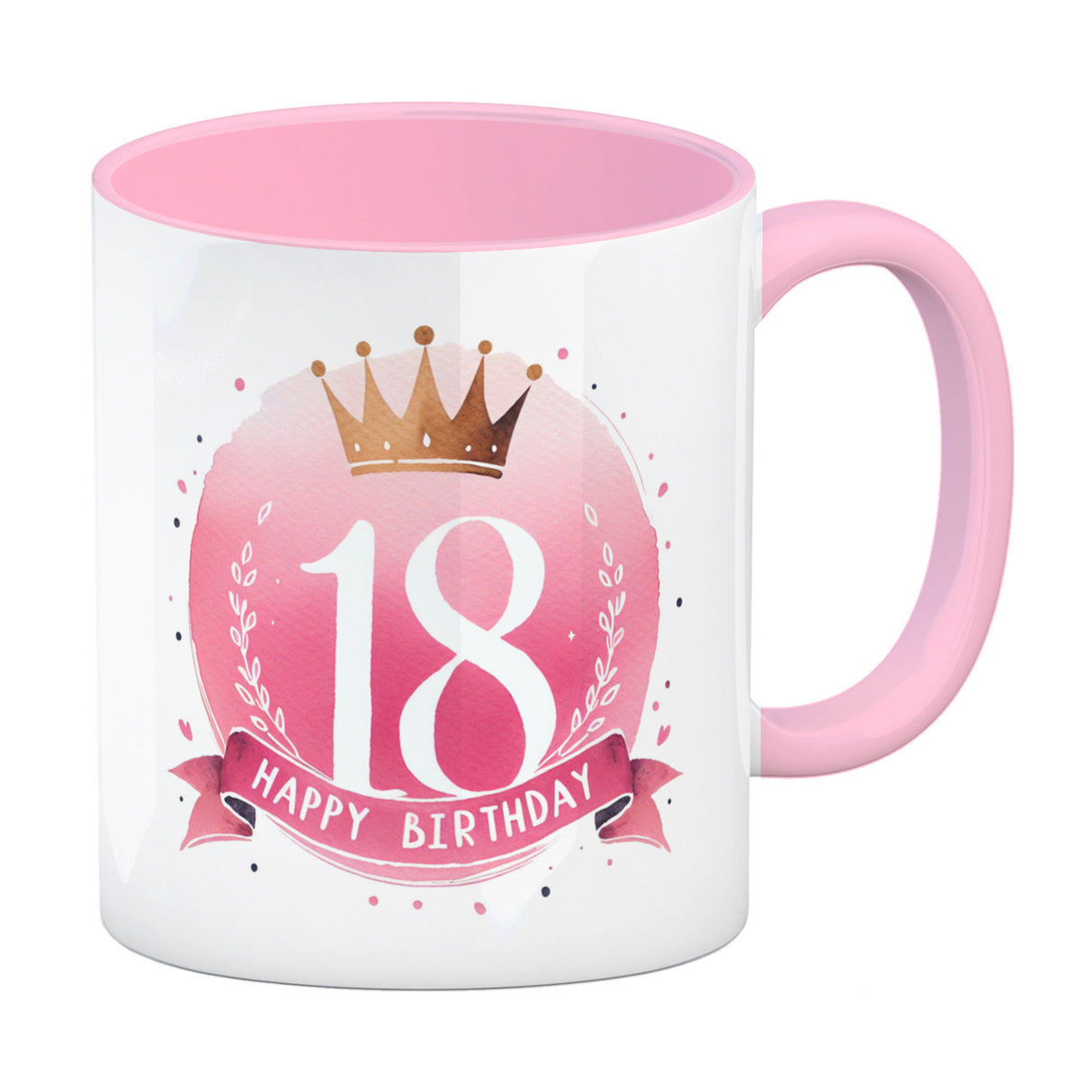 Happy Birthday 18 Krone Kaffeebecher