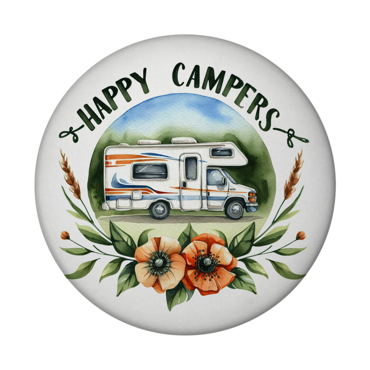 Wohnmobil Happy Campers Magnet