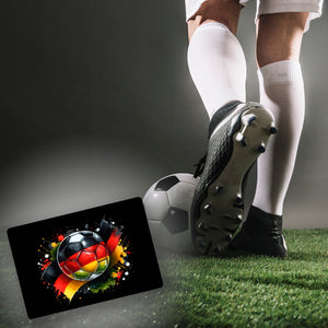 Fußball Deutschland Flagge Fußmatte in 35x50 cm ohne Rand