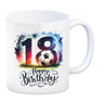 Happy Birthday 18 Fußball Kaffeebecher mit Spruch Happy Birthday 18