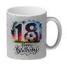 Happy Birthday 18 Fußball Kaffeebecher mit Spruch Happy Birthday 18