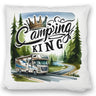 Camping King mit Wohnmobil Kissen mit Spruch Camping King