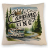 Camping King mit Wohnmobil Kissen mit Spruch Camping King